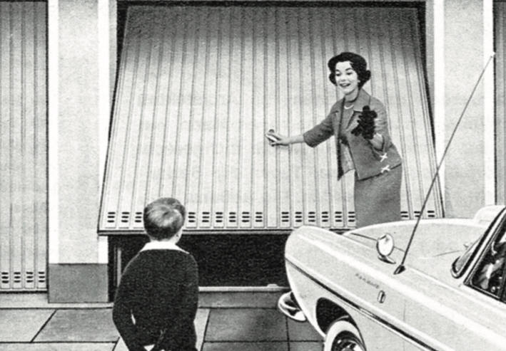1,000,000 up-and-over garage doors had been produced.
