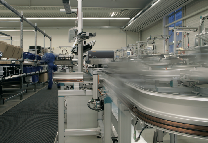 The automated production line was launched at the Antriebstechnik factory.