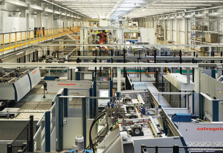The production line for steel doors was launched at the Freisen factory.